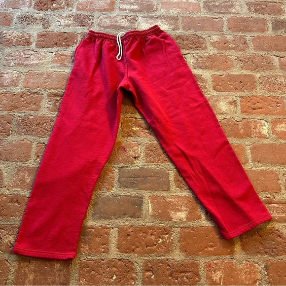 Gildan Men's XL WSU Washington State Cougars Red & white Joggers sweatpants - Picture 12 of 14